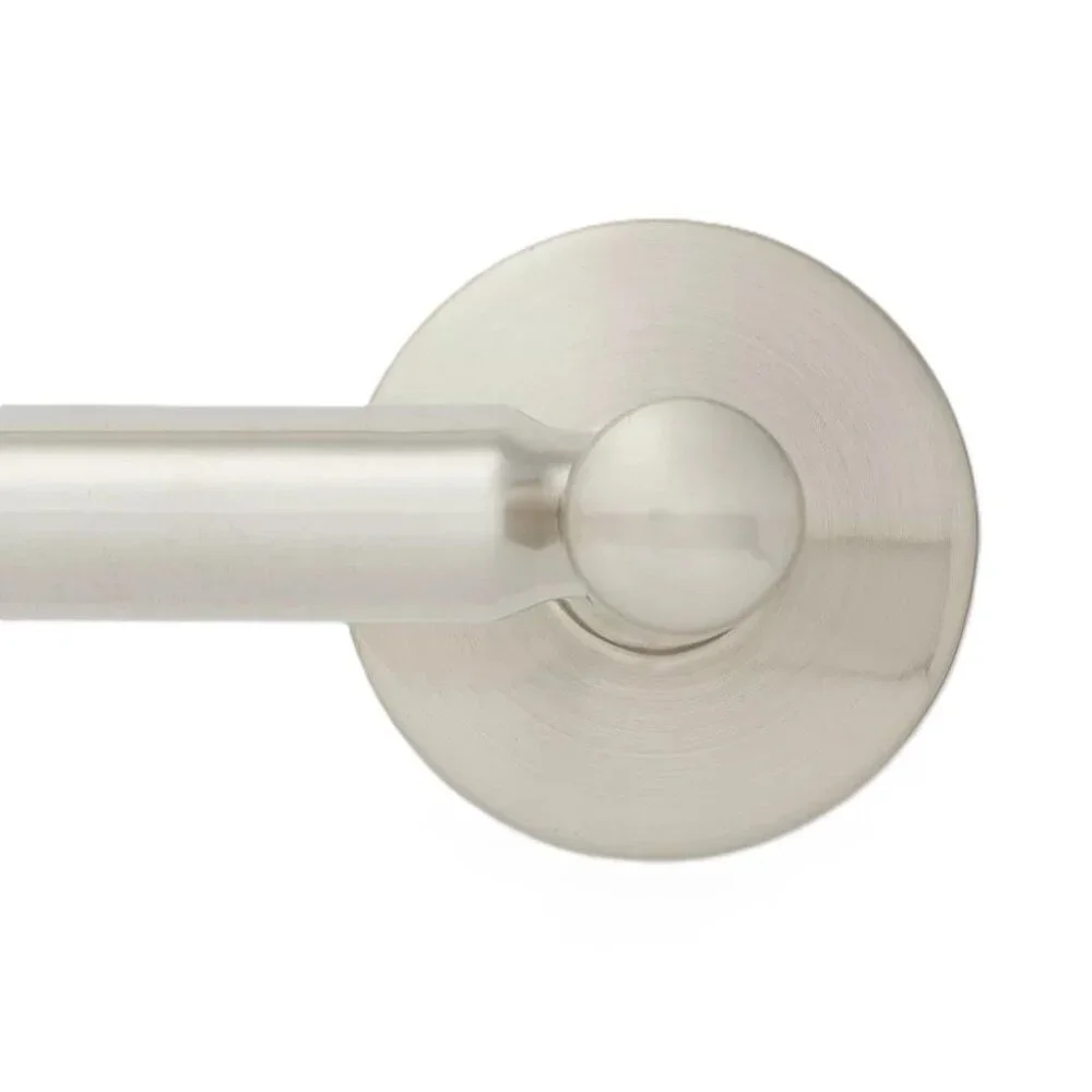 Threshold Brushed Nickel Finish Wall Mount Metal Toilet Paper Holder w Pivot Arm